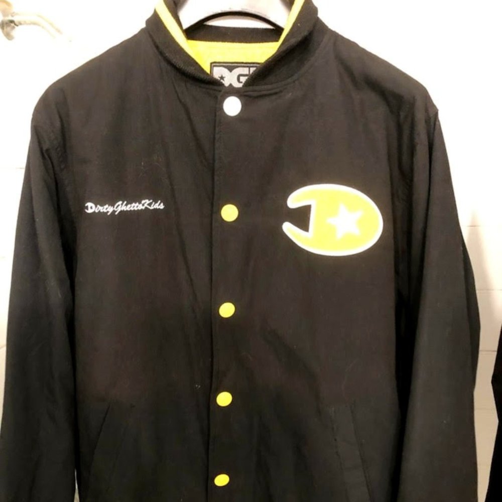 UNISEX LIMITED EDITION  DGK DIRTY GHETTO KIDS BOMBER VARSITY JACKET SIZE SMALL